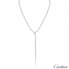 Cartier White Gold Diamond Necklace Cartier White Gold Diamond Necklace